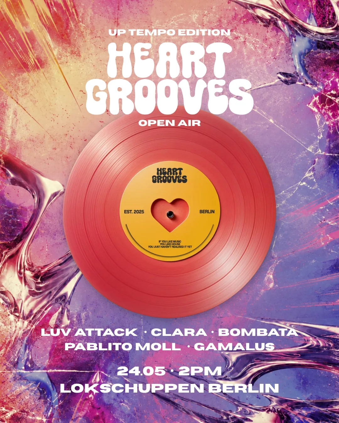 Heart Grooves OPEN AIR DAY EVENT w LUV ATTACK event poster