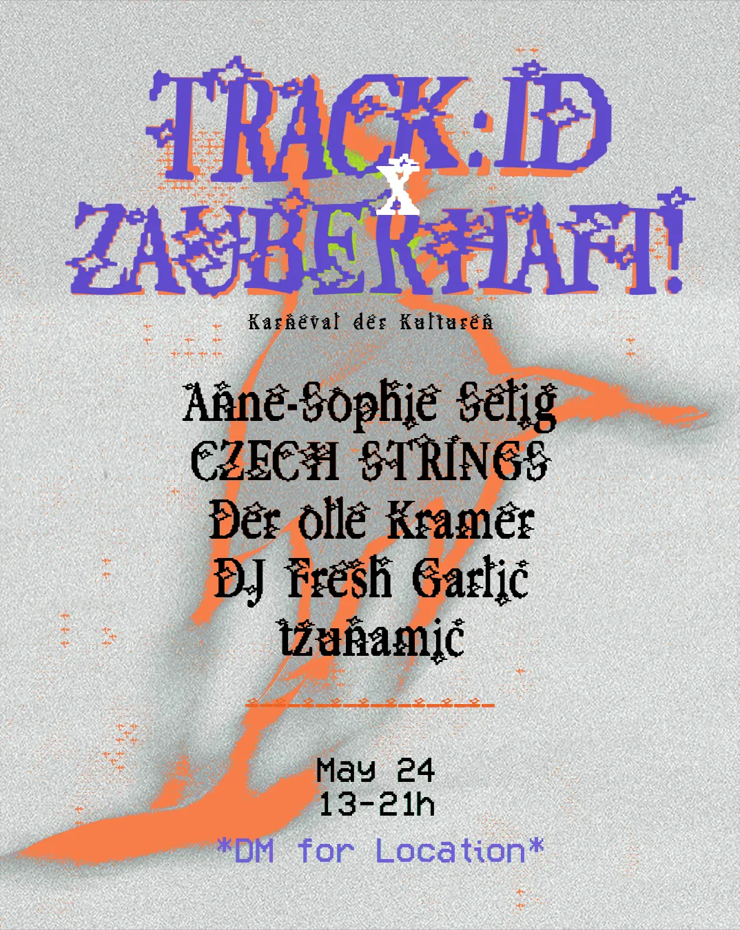Track:ID x zauberhaft! Open Air event poster