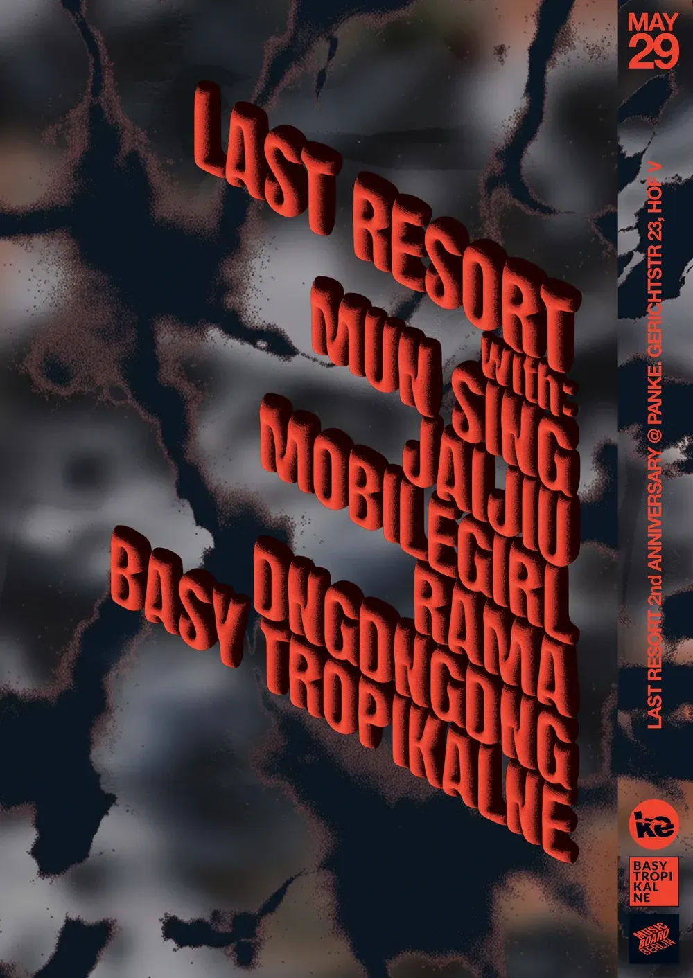 LAST RESORT with Mun Sing, Mobilegirl, jaijiu, Dengue Dengue Dengue, Rama & Basy Tropikalne event poster