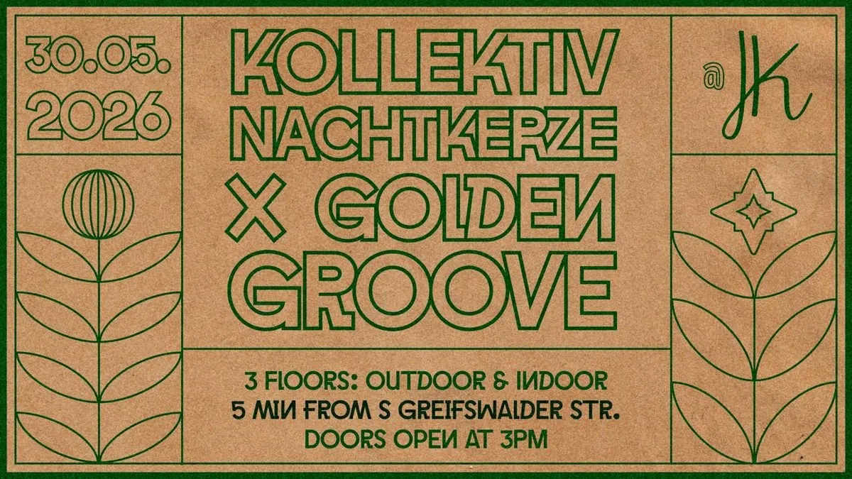 Golden Groove x Kollektiv Nachtkerze event poster