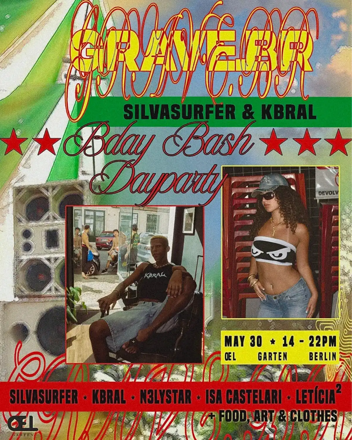 GRAVE BR: BDAY BASH DAYTIME PARTY event poster
