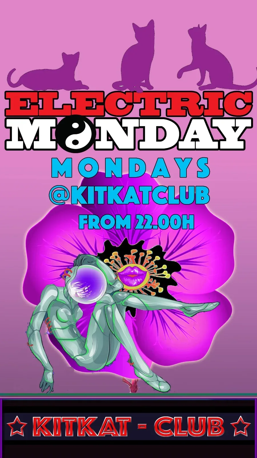 Electric Monday@Kitkat event poster