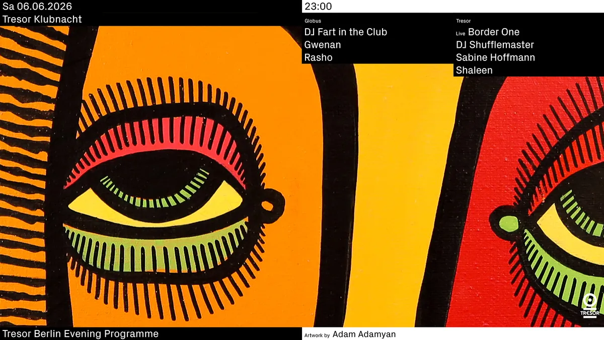 Tresor Klubnacht event poster