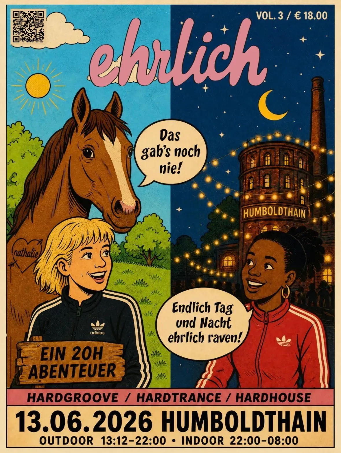 ehrlich ♞ OUTDOOR + INDOOR 20h Abenteuer event poster