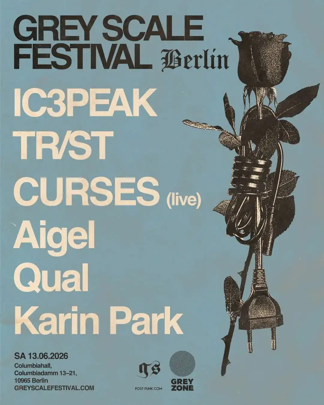 GREY SCALE FESTIVAL BERLIN 2026 event poster