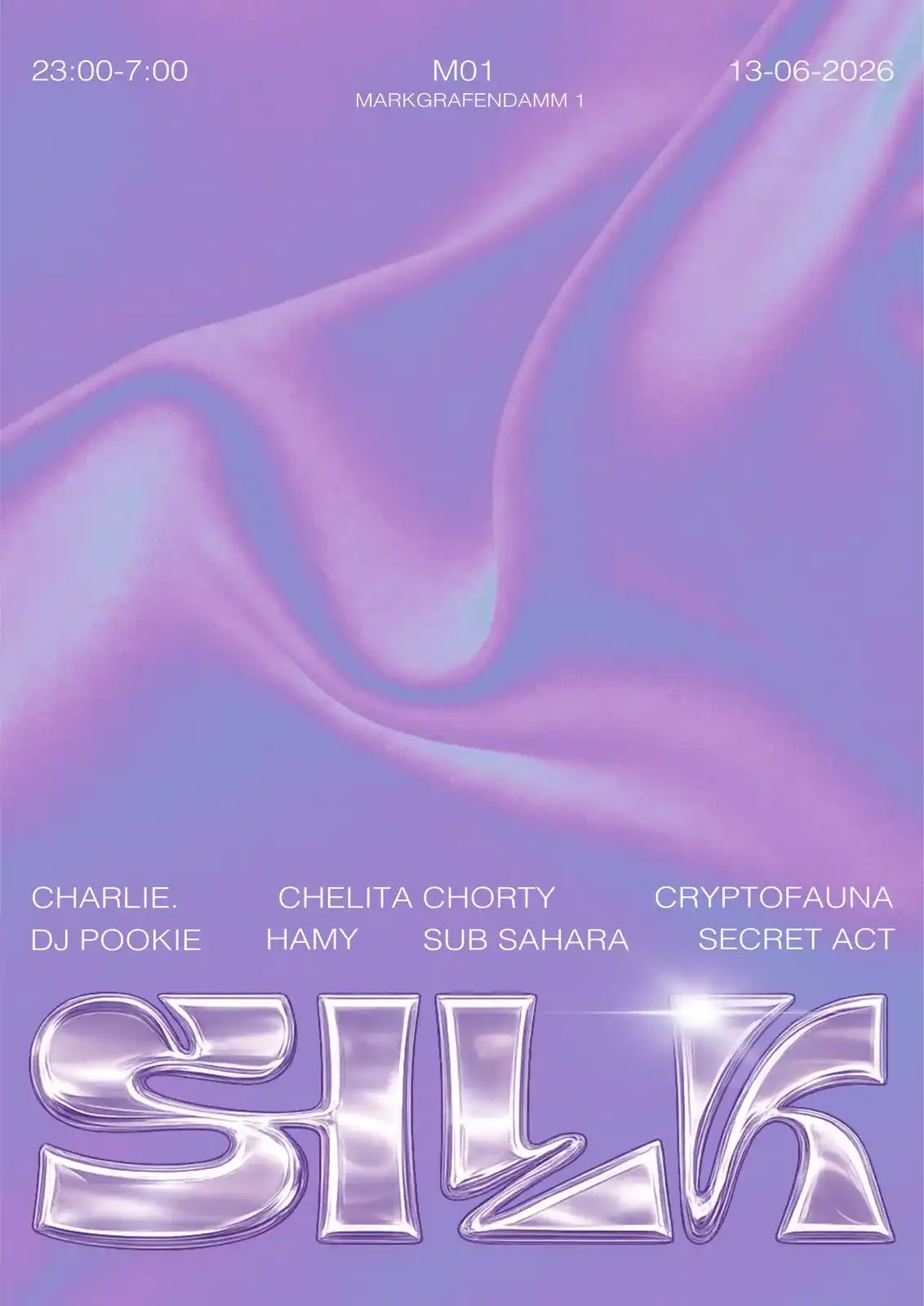 SILK event poster