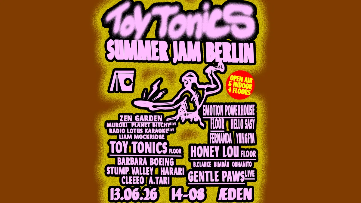 Toy Tonics Jam (OPEN AIR & INDOOR 18Hours - 4 FLOORS) event poster