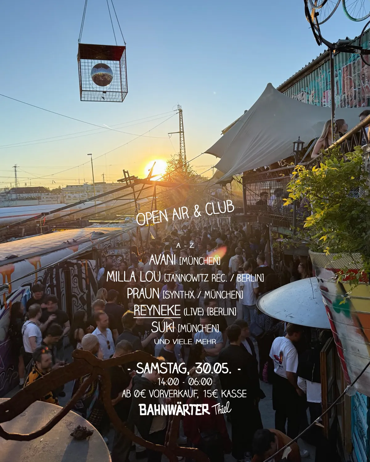 Bahnsteig Open Air & Club mit Reyneke (live) event poster