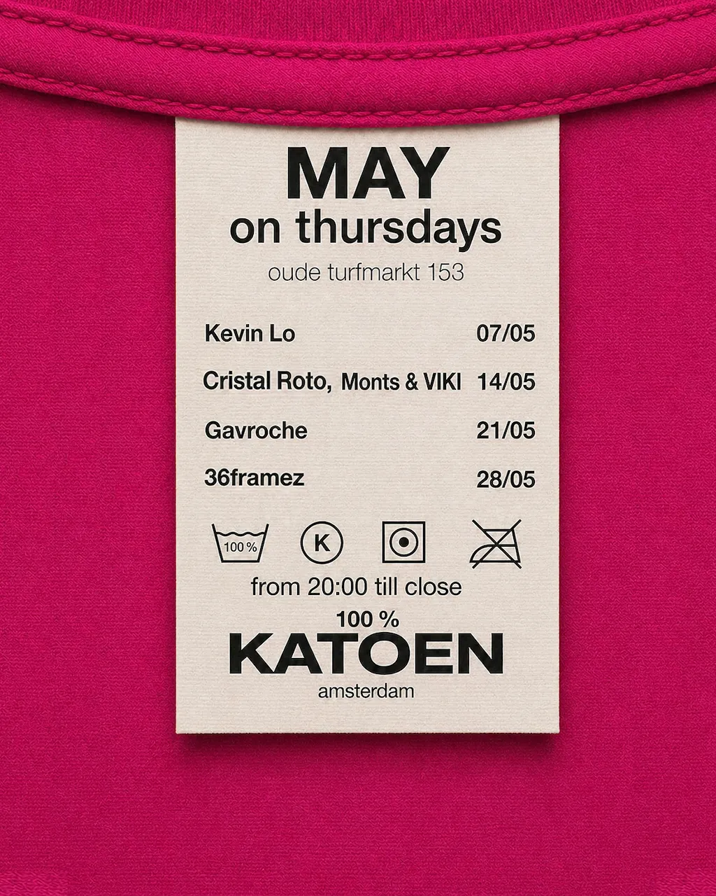 100% KATOEN event poster