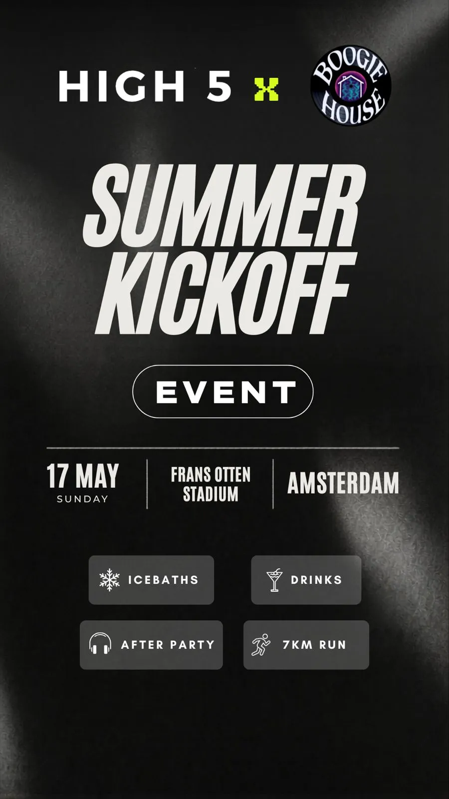 HIGH5 OPENING PARTY with Boogie House event poster