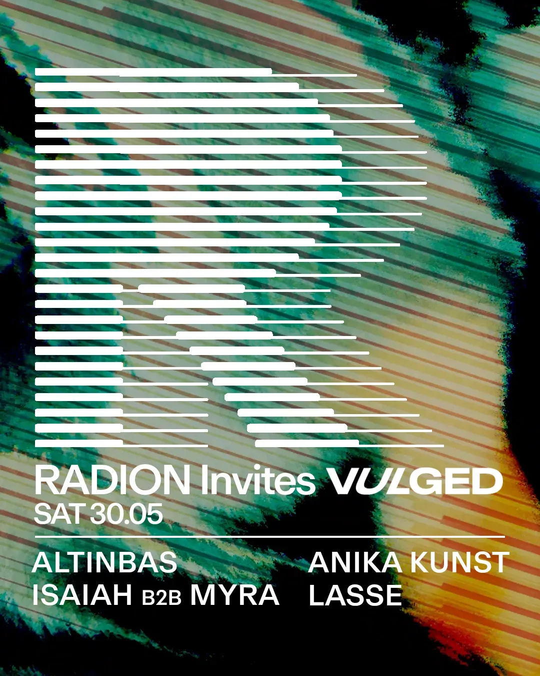 RADION Invites Vulged event poster