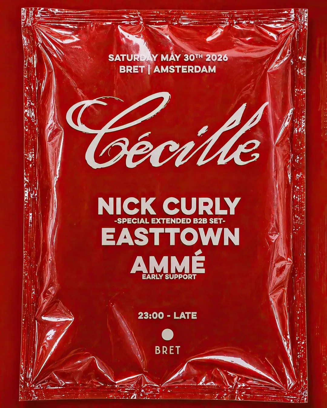 Cécille Records event poster