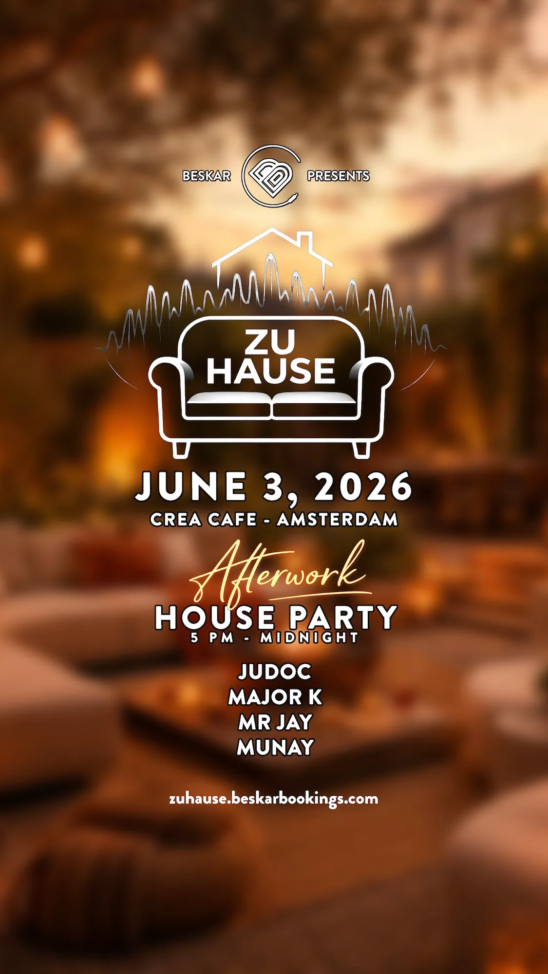 Zu Hause Afterwork - Amsterdam event poster