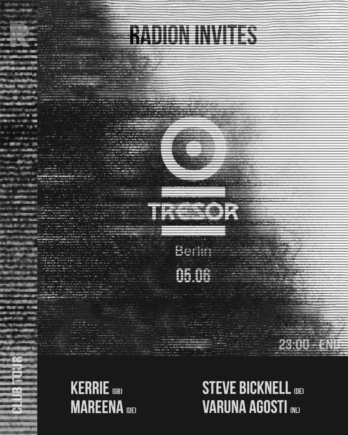Tresor Berlin - RADION CLUB TOUR event poster
