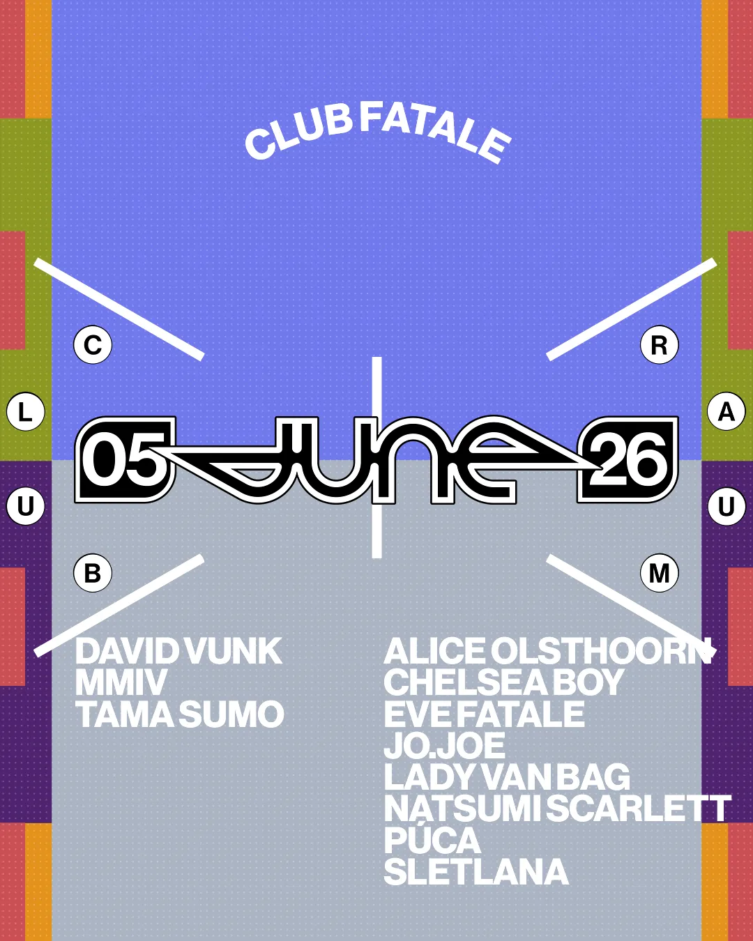 Club Fatale event poster