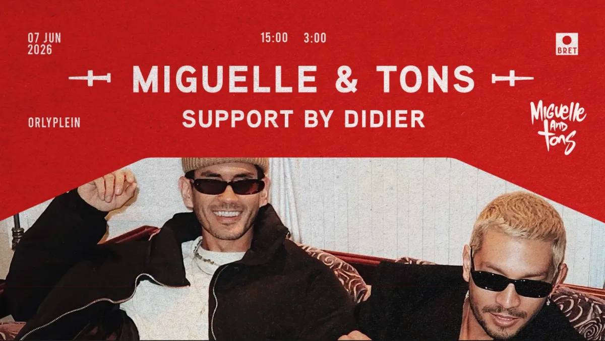 Miguelle & TONS X BRET event poster