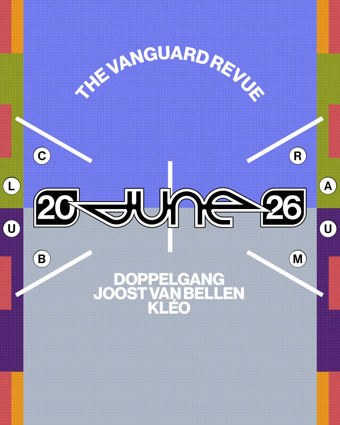 The Vanguard Revue event poster