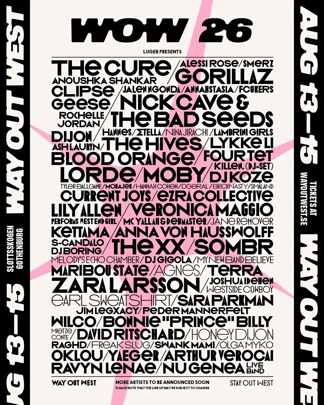 Way Out West event poster
