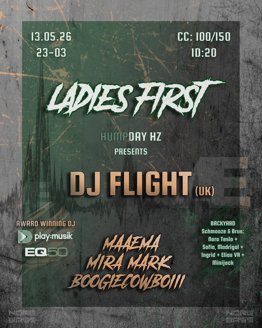 Ladies First: DJ Flight event poster