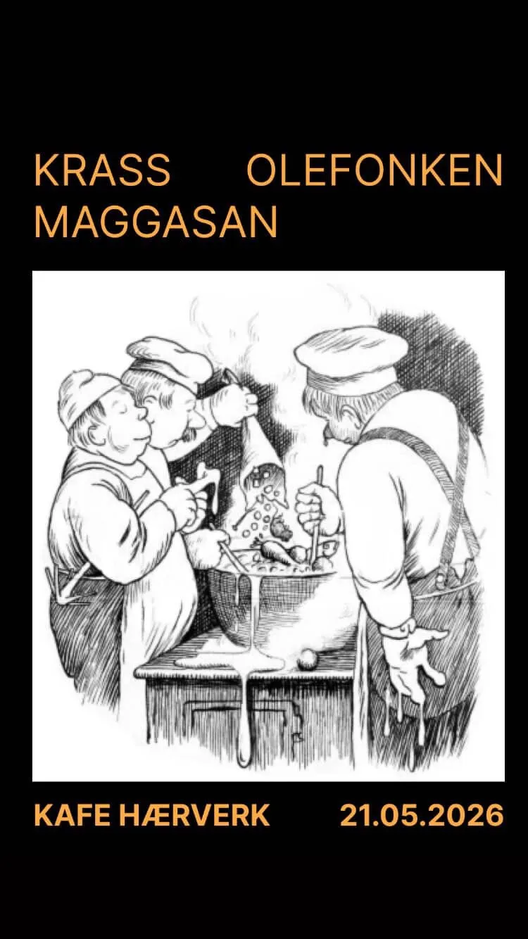 Olefonken, Maggasan & Krass event poster
