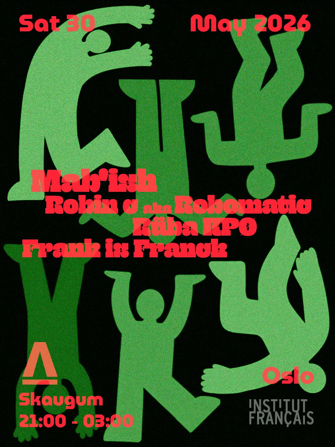 SHAPES pres. Mab'Ish event poster