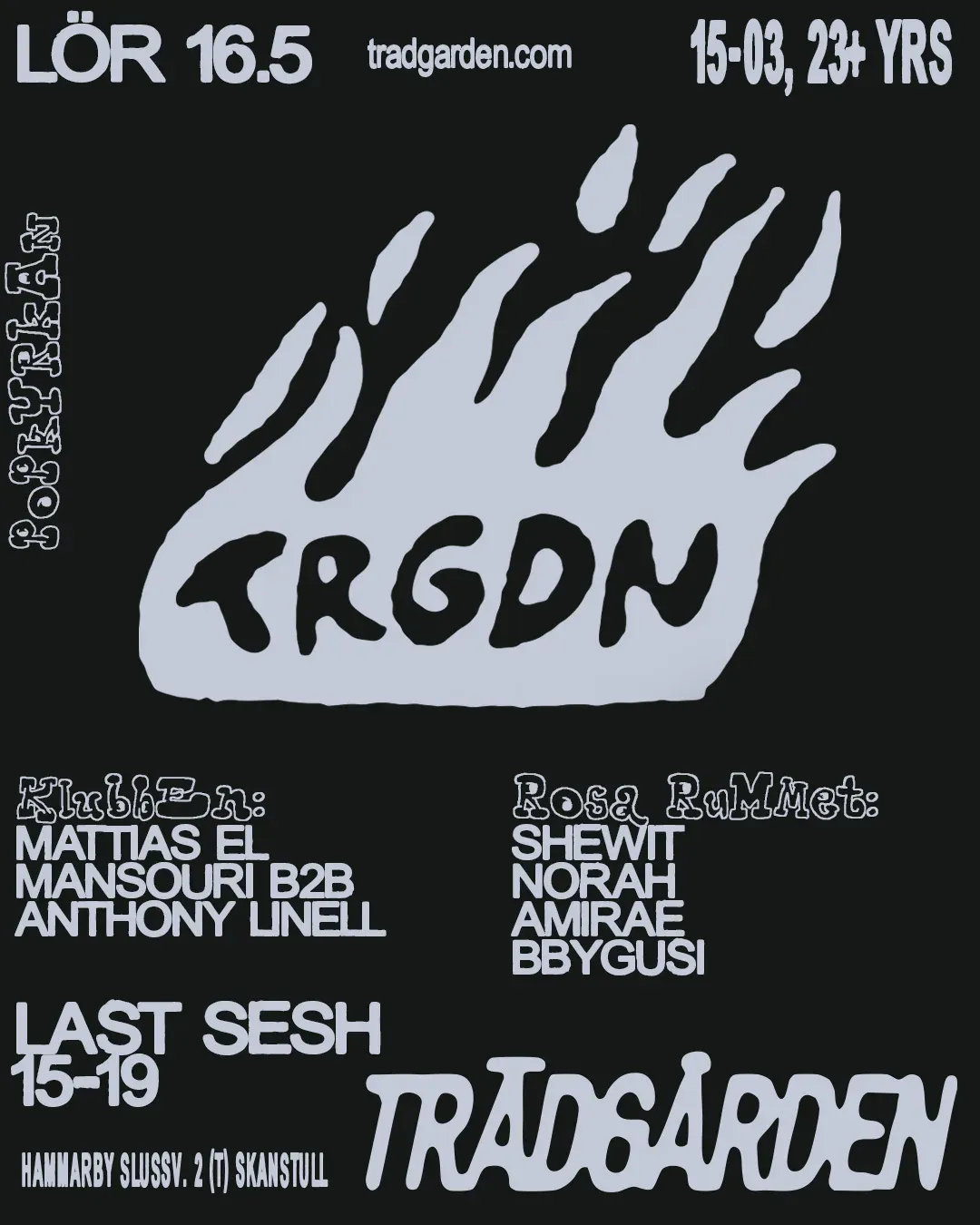 Mattias El Mansouri B2B Anthony Linell event poster