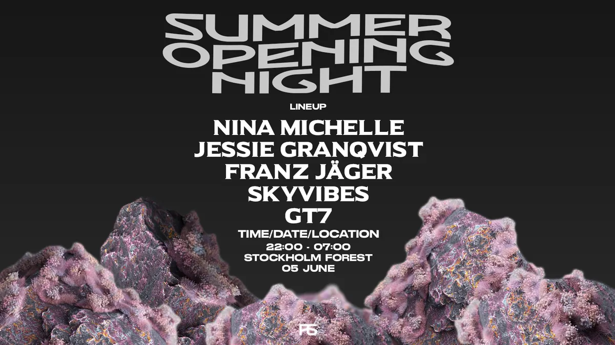 Summer Opening Night event poster