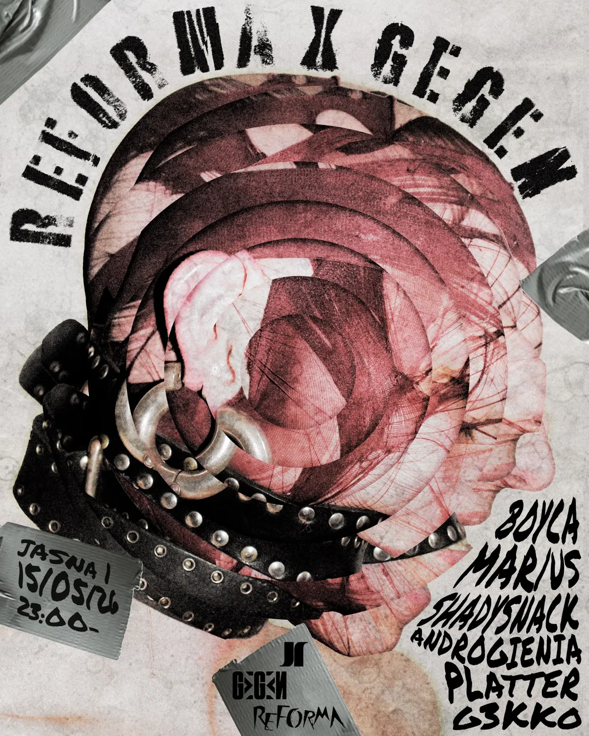 J1 | Gegen x REFORMA event poster