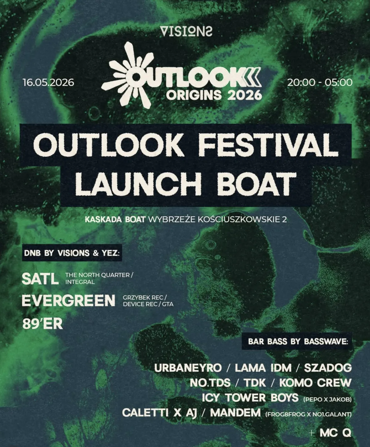 Outlook Festival Launch event poster