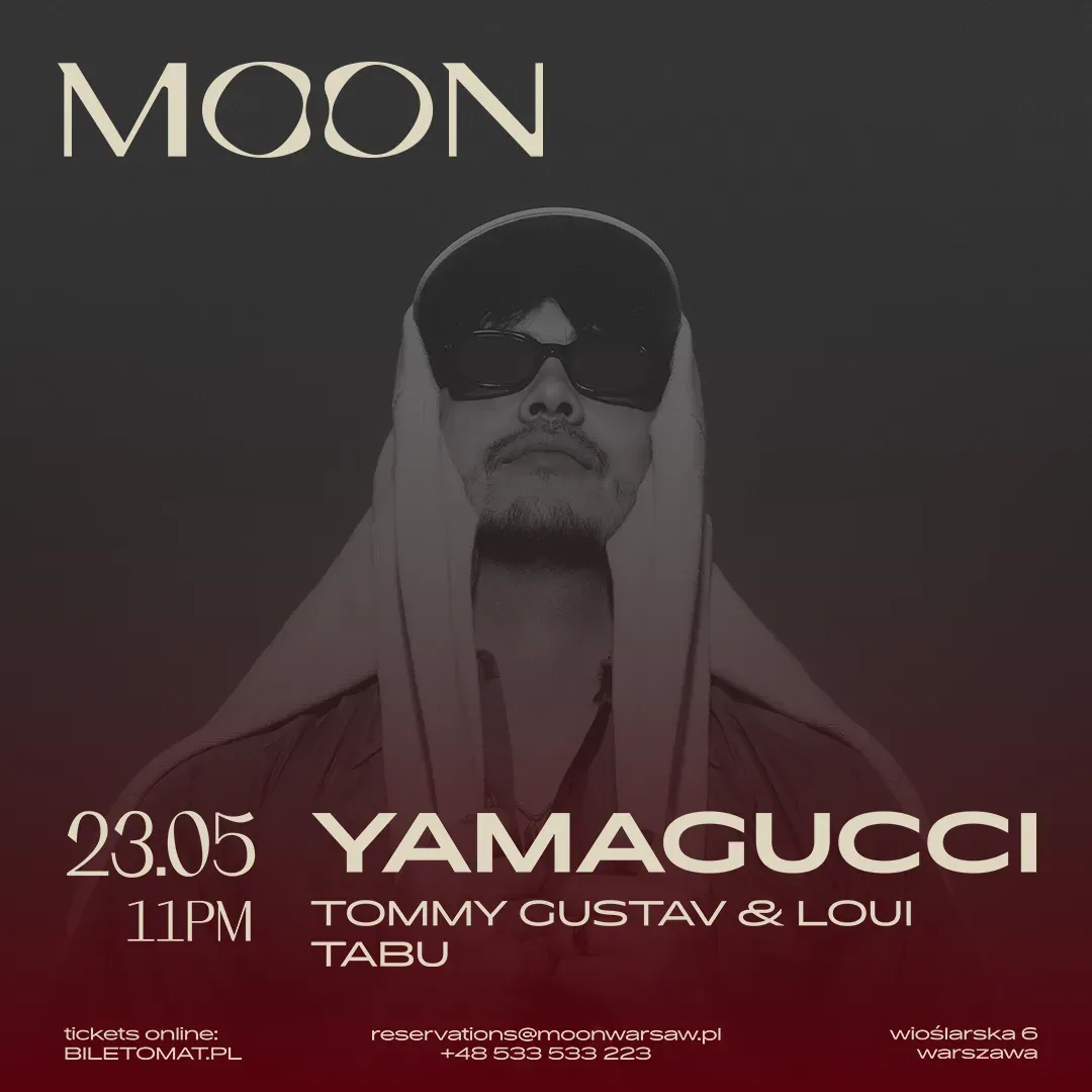 MOON PRESENTS: Yamagucci event poster