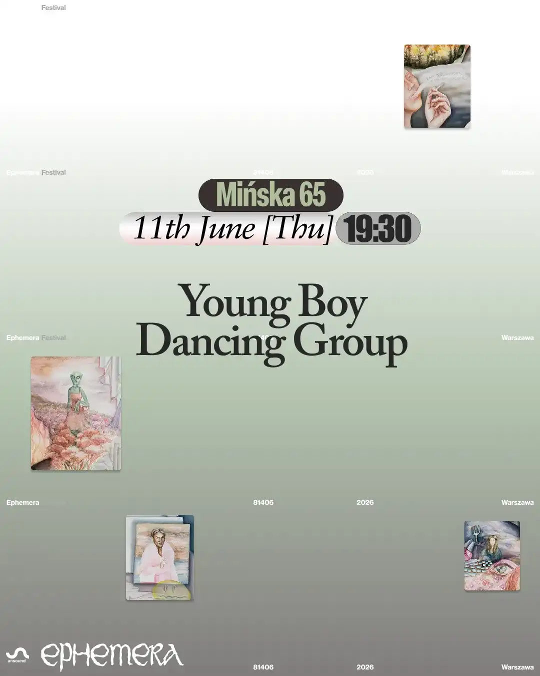 Ephemera Festival 2026: Young Boy Dancing Group event poster