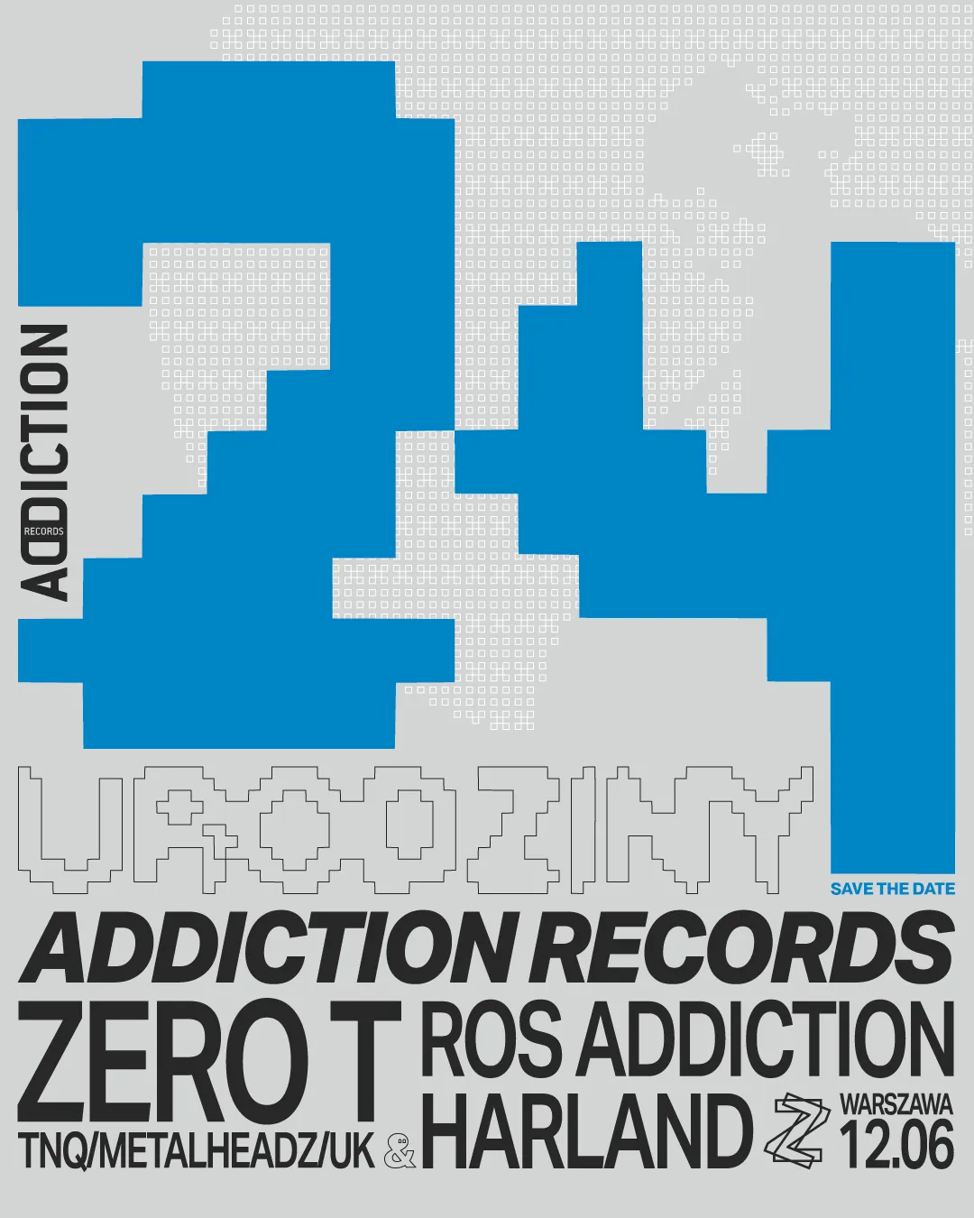 Addiction Records: Zero T event poster
