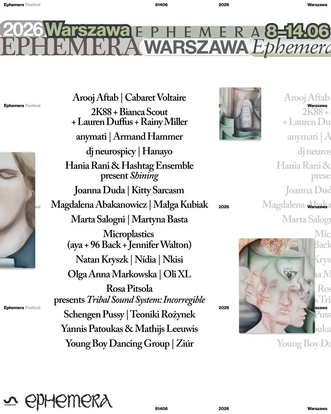 Ephemera Festival 2026: The Super-8 films of Abakanowicz with live score by Joanna Duda event poster