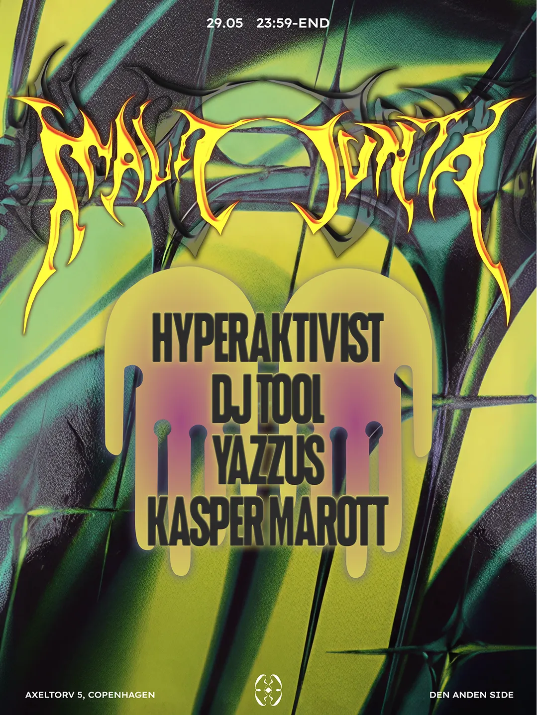 Mala Junta event poster