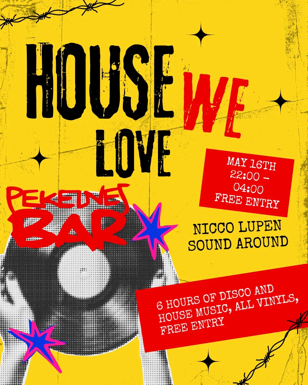 House WE Love event poster