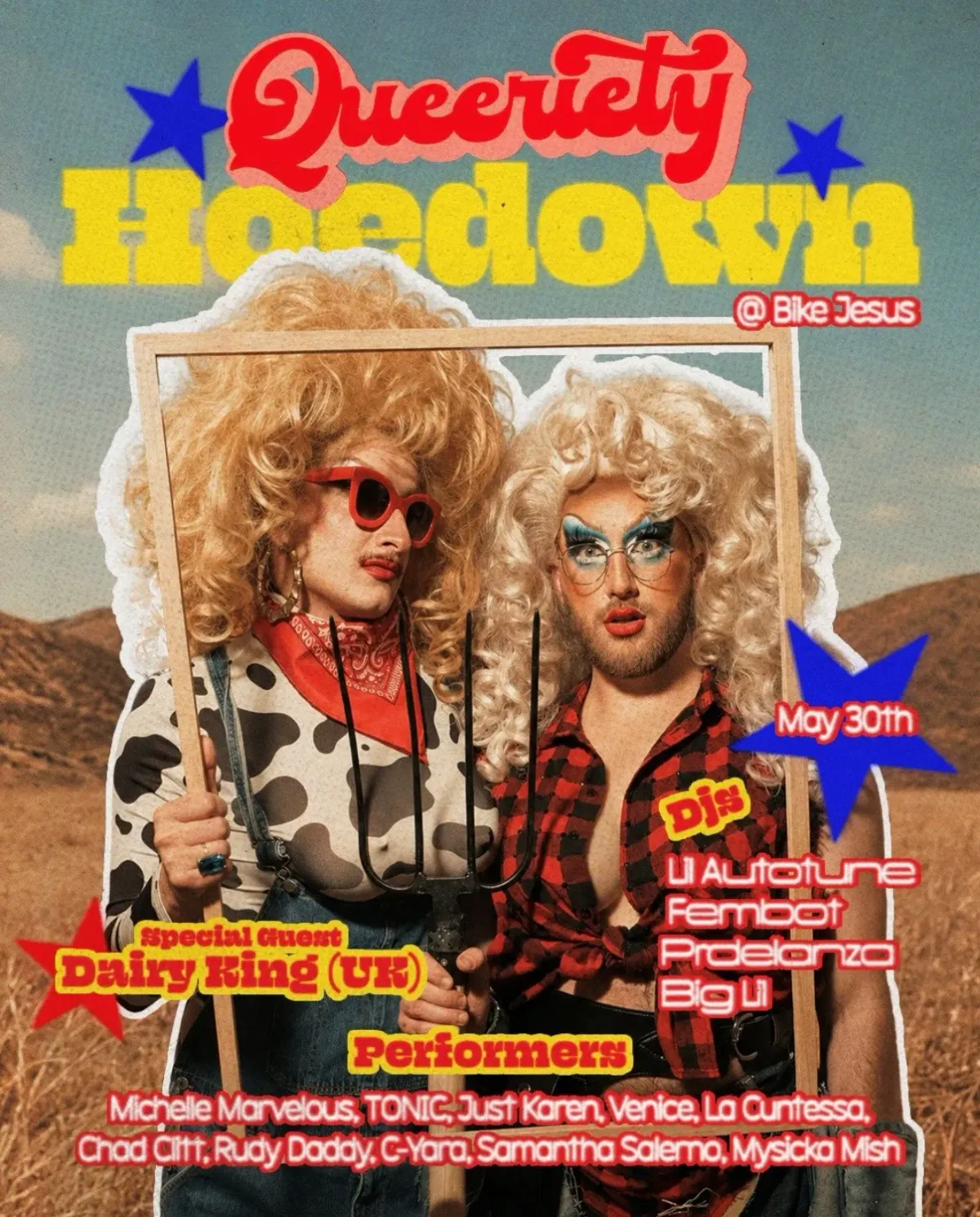 Queeriety Hoedown event poster