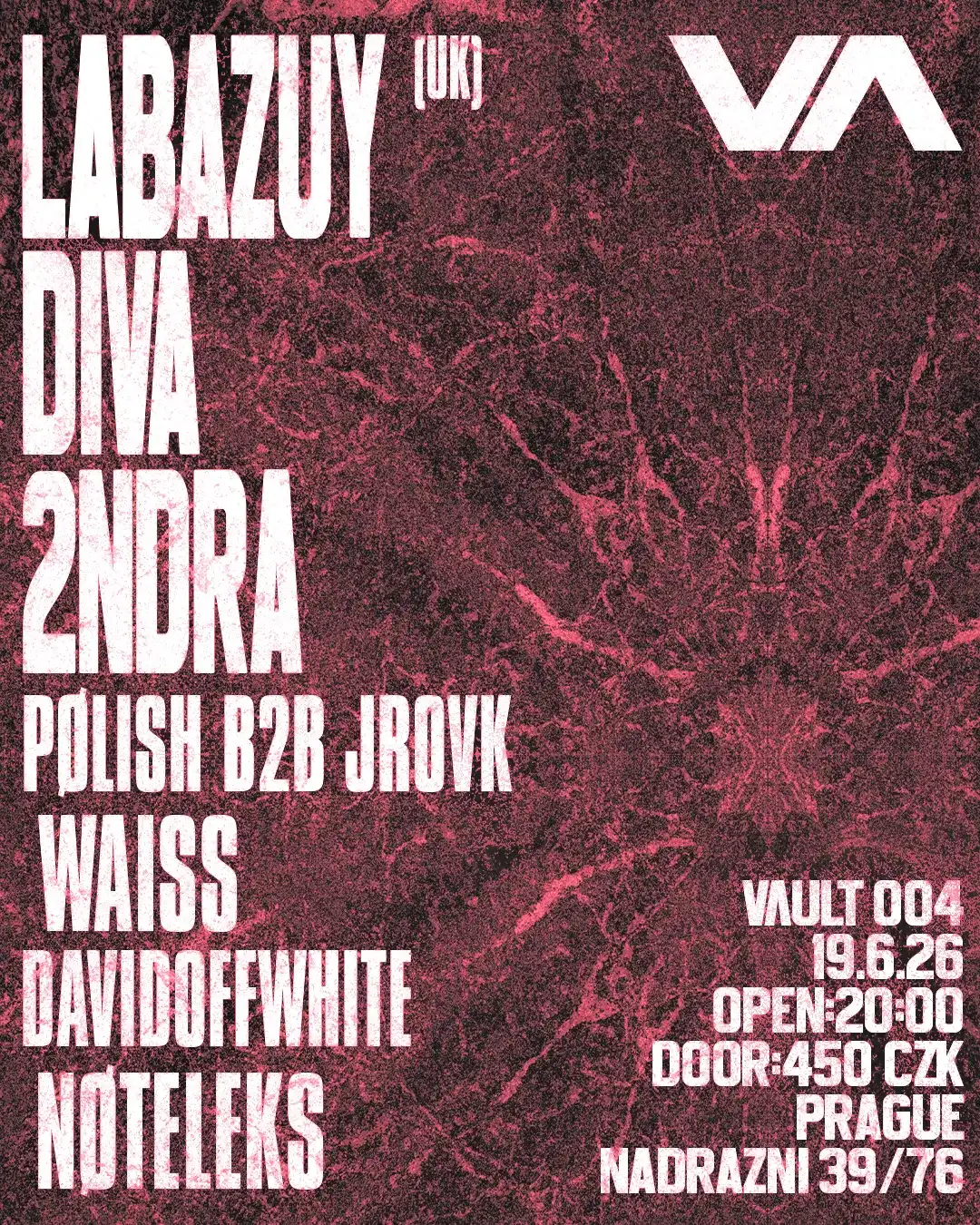 VAULT 004 event poster