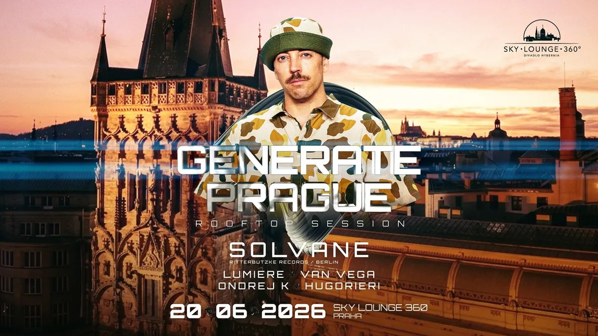 GENERATE PRAGUE w./ Solvane(Ritter Butzke Records) event poster