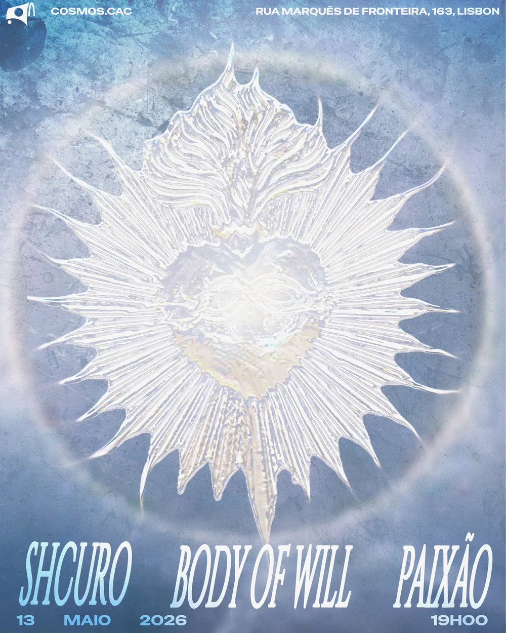 [R\F] Shcuro + Body Of Will + Paixão event poster