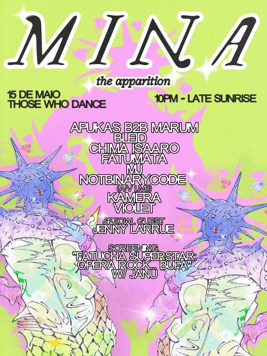 mina #47 - the apparition event poster