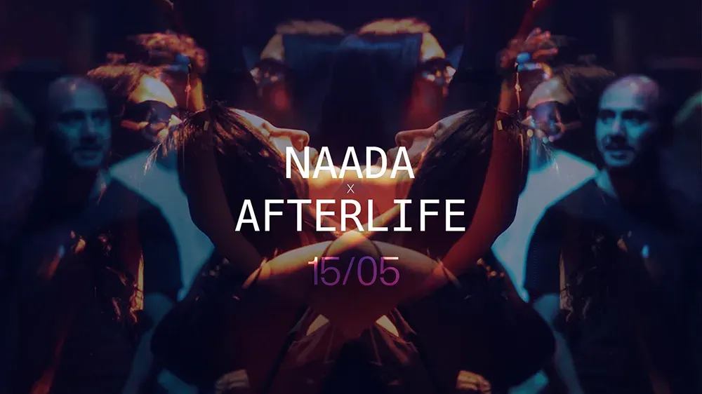 NAADA x AFTERLIFE Lx event poster