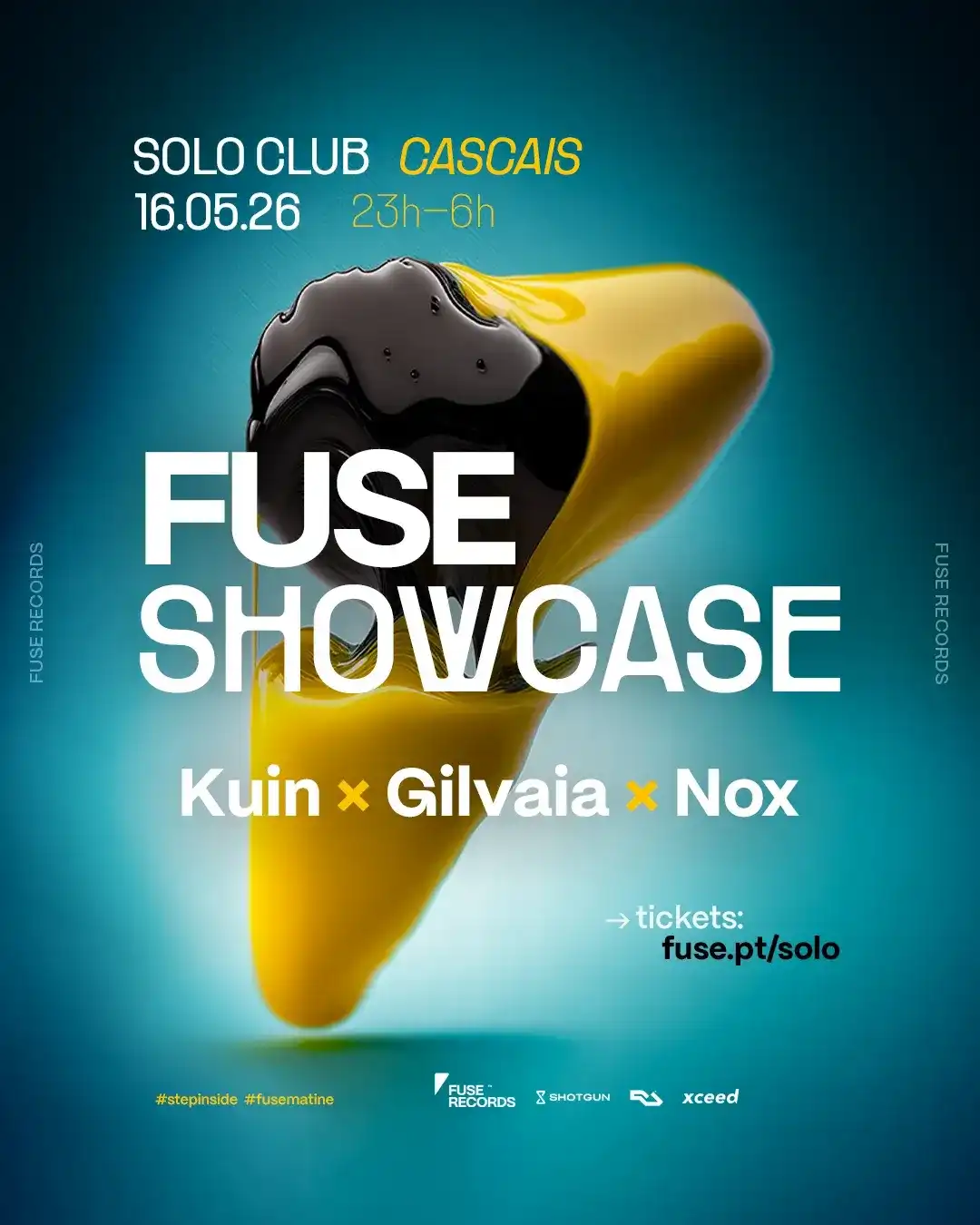 Fuse Showcase: Solo Club event poster