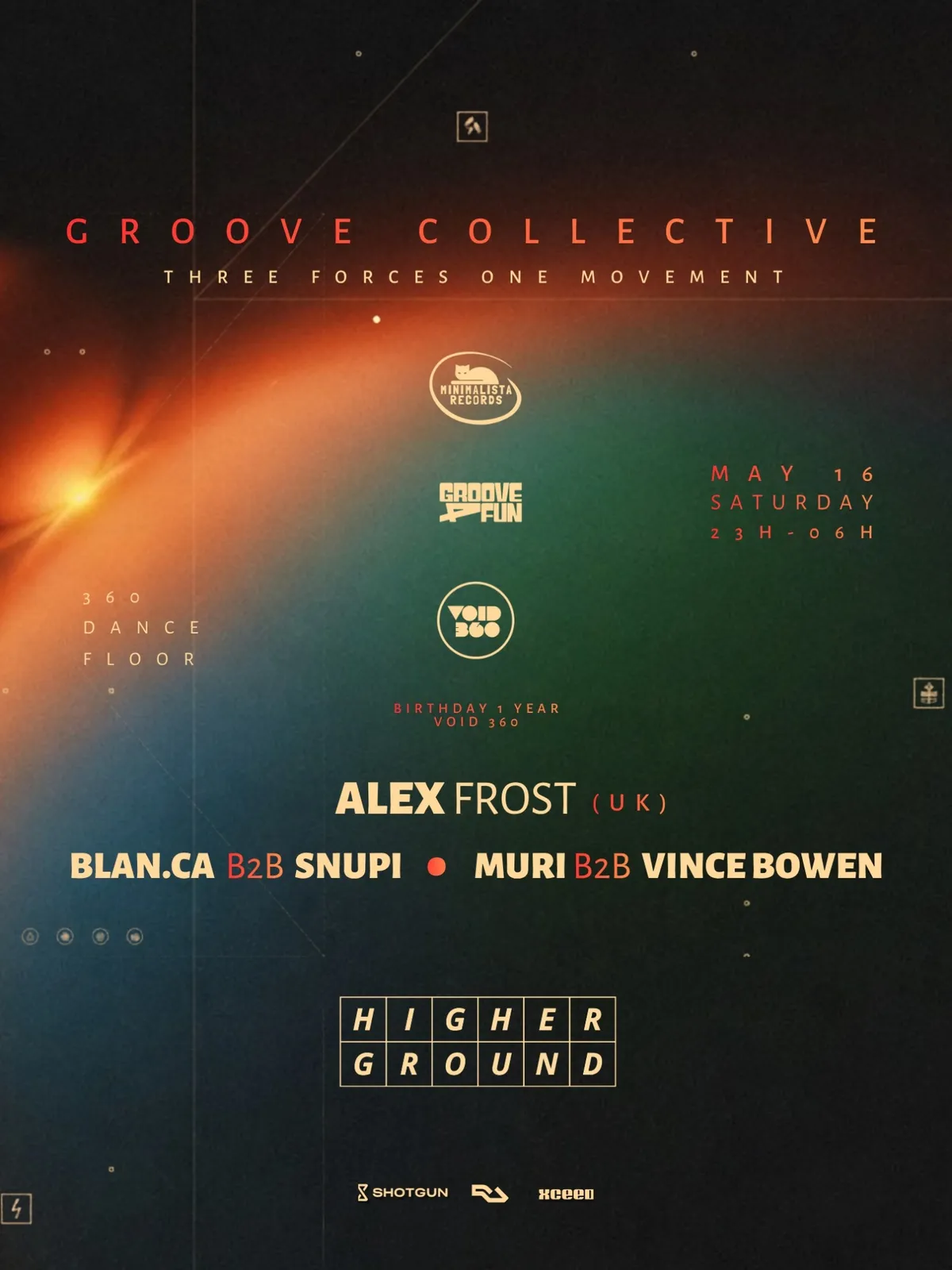 Groove Collective event poster