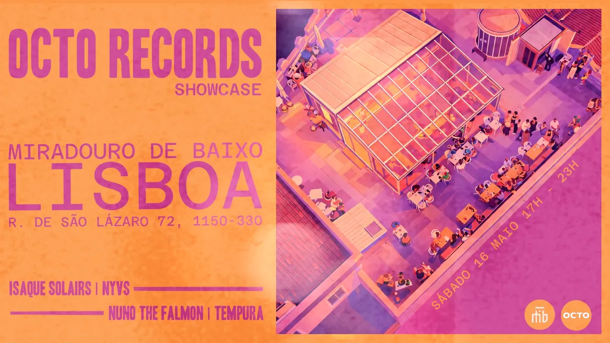 Octo Records Showcase event poster