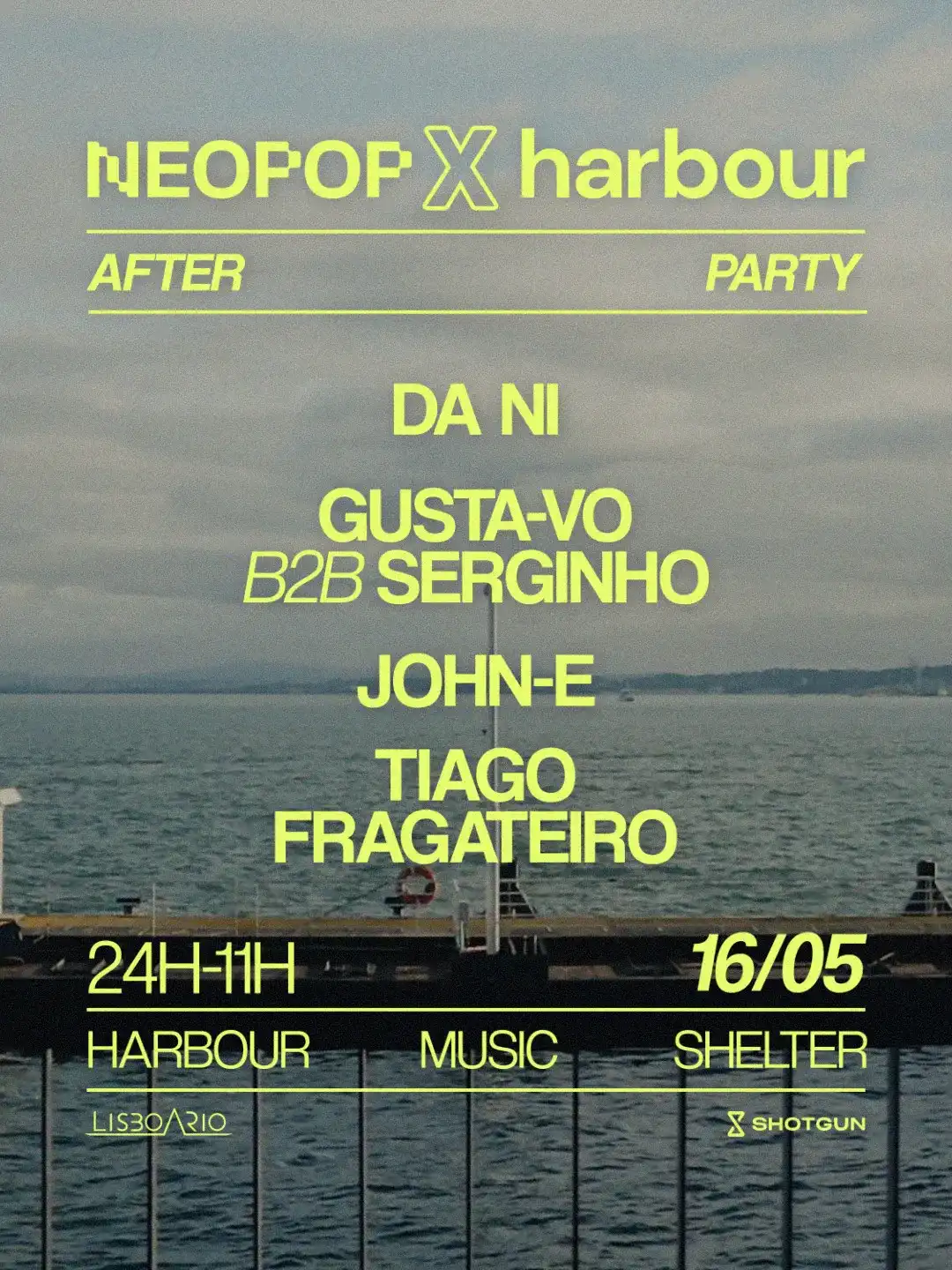 NEOPOP x Harbour After Party 24H-11H event poster
