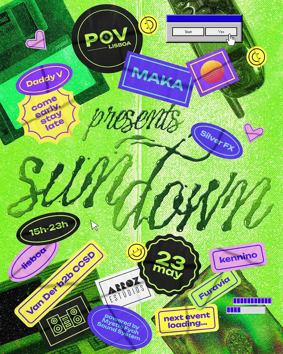 POV x MAKA presents: Sundown [day event] event poster