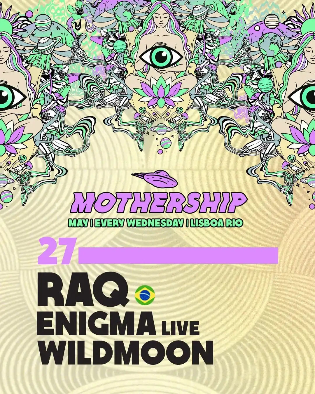 MOTHERHSIP event poster