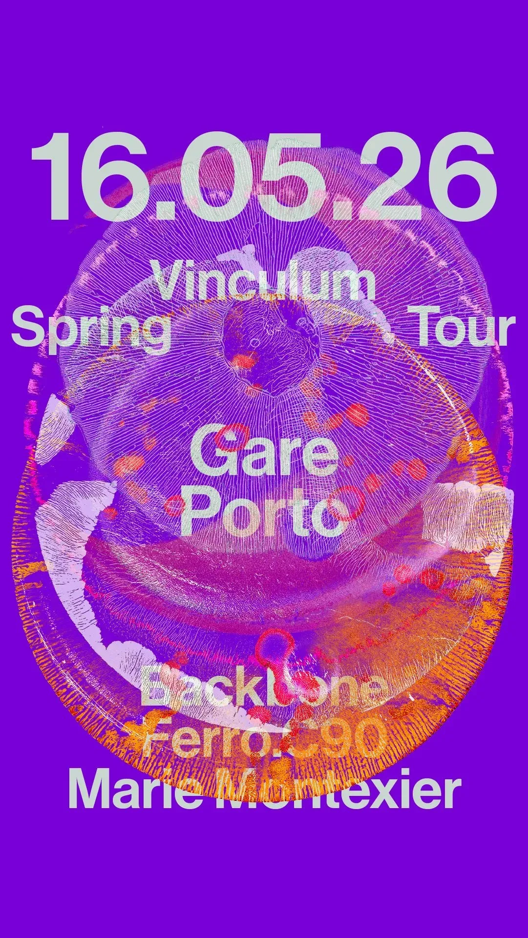 Vinculum with Marie Montexier, Backbone, Ferro.C90 event poster