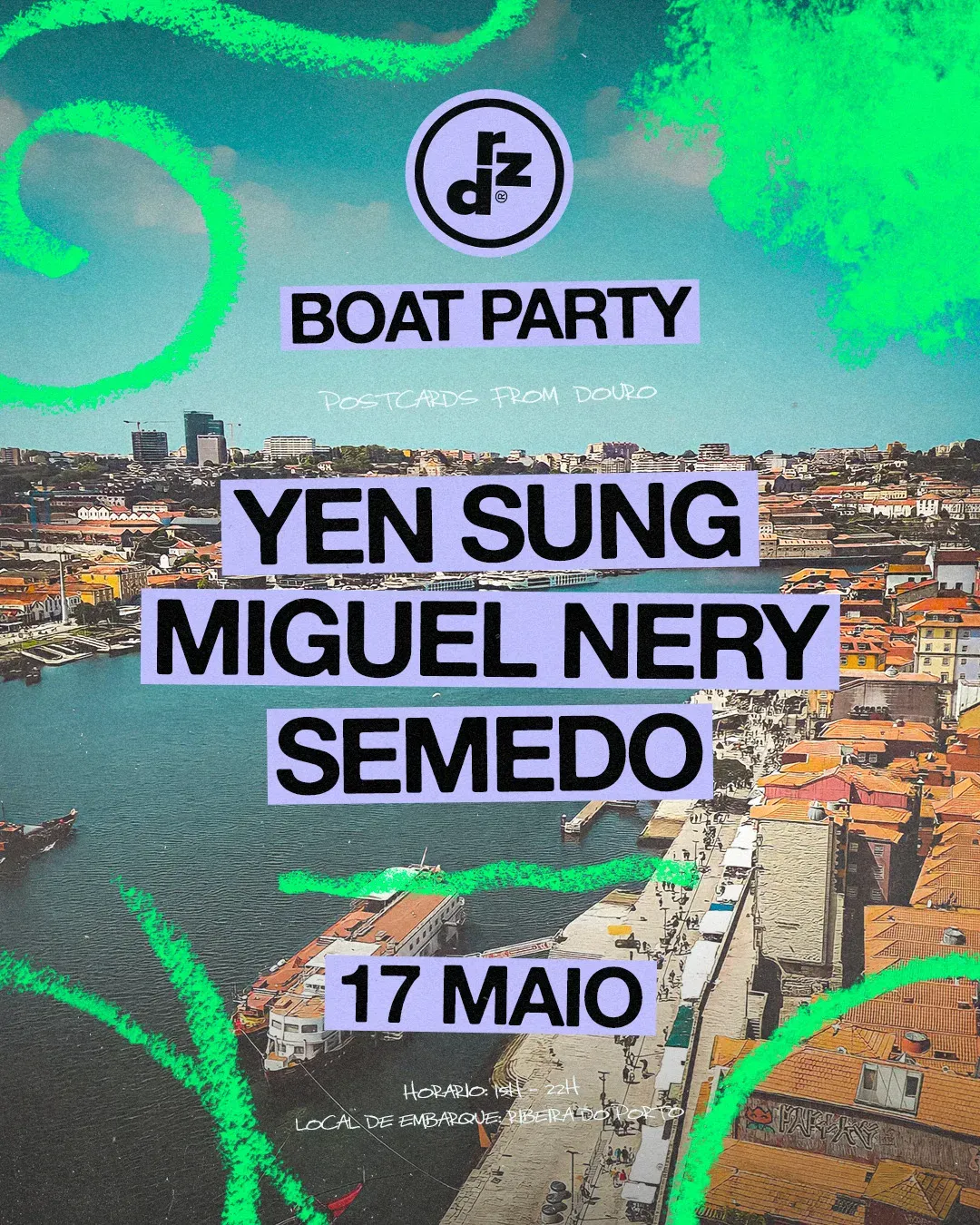 RDZ BOAT PARTY event poster