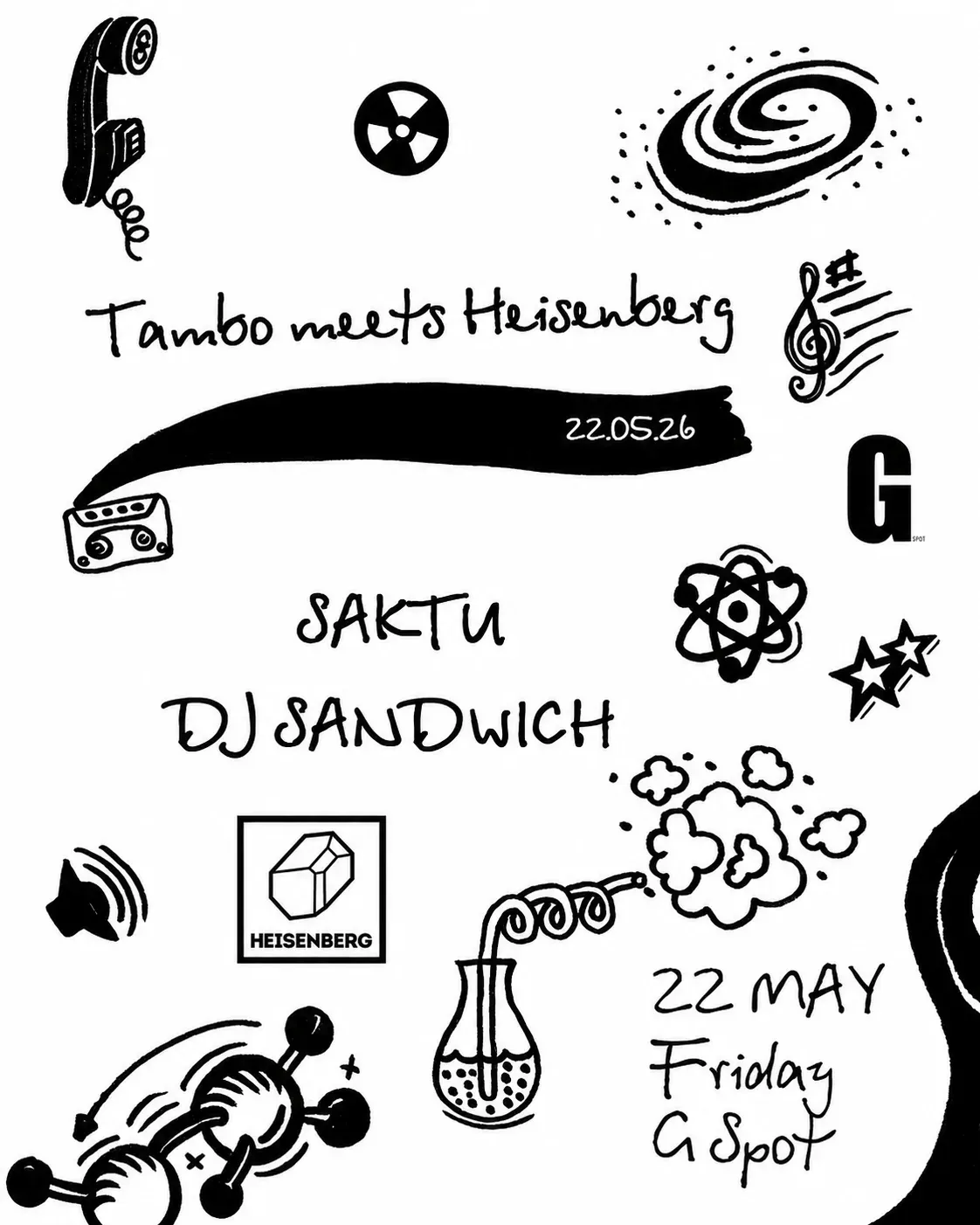 TAMBO MEETS HEISENBERG event poster